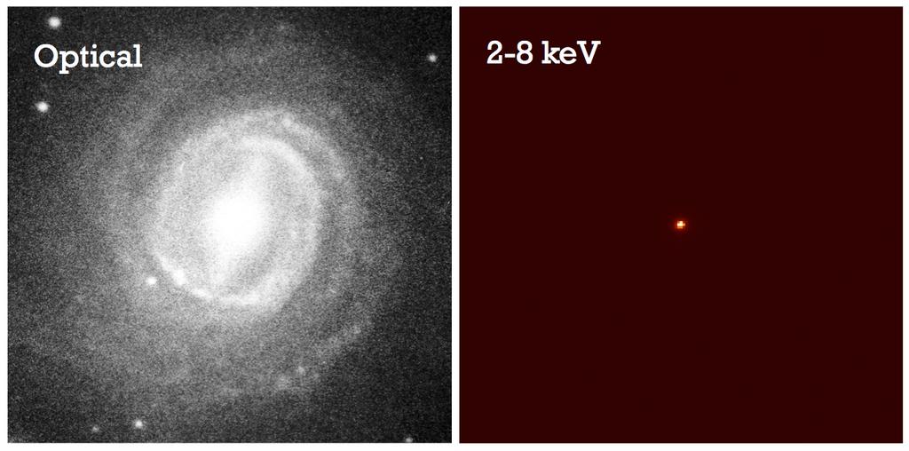 4 W.N. Brandt, D.M. Alexander Fig. 2 Optical and Chandra 2 8 kev images of a local active galaxy (NGC 3783); each image is 1.5 arcmin on a side.
