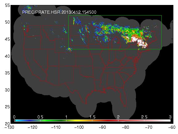 Validation with NMQ Validation with NMQ instantaneous radar precipitation rate