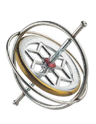 9.2 Conservation of Momentum Tops and Gyroscopes A gyroscope, such as the one shown in the figure, is a wheel or disk that spins rapidly around one axis while being free to rotate around one