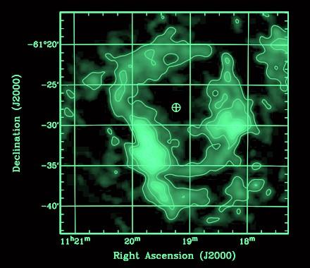 G292.2-0.5/ PSR J1119-6127 PSR J1119-6127 [Camilo et al. 2000] Large P= 408 ms Although τc=1.6 kyr, Edot= 2.3e+36 erg/s One of 5 pulsars with known braking index : n=2.91±0.05 B=4.