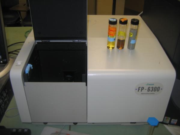 Figure 13: Jasco FP-6300 Spectrofluorometer used to detect chemiluminescence intensity of luminol reactions.