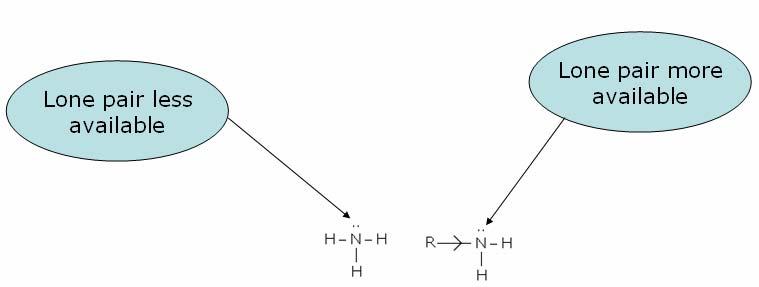 (c) (i) (ii) (a) Comparison of basic strength of primary, secondary and tertiary amines The order of basicity of amines in the gaseous phase follows the expected order on the basis of +I effect: