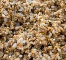 Grains of sand stand still but the individual atoms are in constant, random motion.