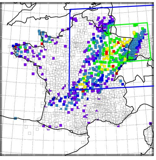 analysis, 19 july 2008 Cumulated rainfall