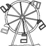 Module 2 Trigonometric Functions At a fair you board a Ferris wheel whose bottom car is 3 feet above ground. The radius of the wheel is 10 feet and the Ferris wheel makes 3 revolutions per minute.