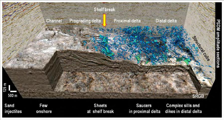 still not consolidated. Consolidated sand injectites may be important pathways for fluid migration across seals in sandstone reservoirs with frequent shale seals.