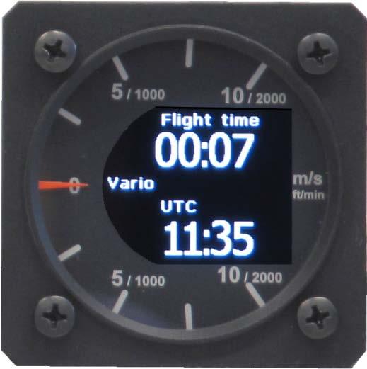 The QNH is adjusted by rotating the knob as shown in the picture. This knob also adjusts the QNH on the EMSIS instrument.