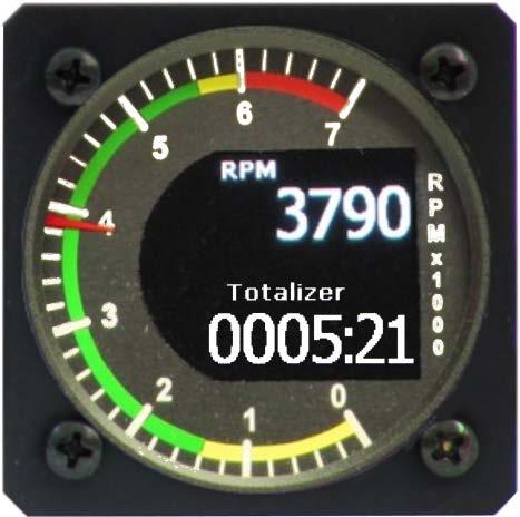 Most indicators have multicolored bars to show the preferred operating temperature. The red bar defines the out of limit status and exceeds the Rotax recommended limitations.