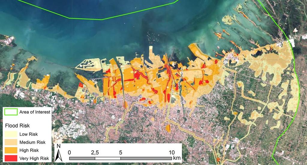 Semarang Indonesia: Flood Risk Map