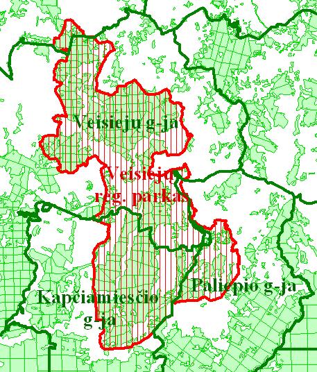 Saugom teritorij tarnyba Generalin mišk ur dija Veisiej regioninis parkas Veisiej mišk ur dija... mišk ur dija... regioninis parkas Veisiej g-ja... g-ja 66 kvartalas 67 kvartalas.
