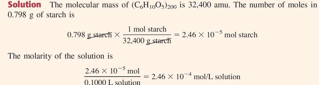 The formula for low-molecular-mass starch is (C 6