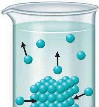 Solubility and the Solution Process Solubility equilibrium The solid crystalline phase is in dynamic equilibrium with species (ions or molecules) in a saturated solution.