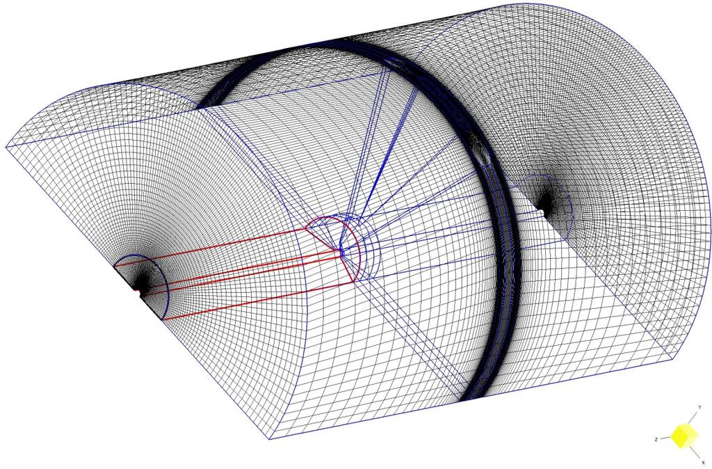 K. Sairam, M. G. Turner Figure 5. 3D grid. 3.2. Flow Setup and Solution The Fine/Turbo flow solver module is an intuitive platform to set up the flow properties and to run a simulation.