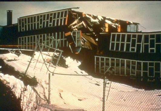 Anchorage, Alaska, 1964 School drops almost