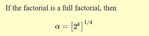 CCF (face centered): vrednost faktorja α je +1 ali -1, aksialne točke so v presečišču stranic