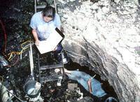 The Bearing Sink Hole Site The entire sink hole was not excavated but based on that which was, Bement estimated that a minimum of 62 individuals had been interred in the sink hole within