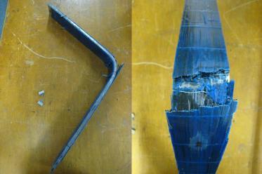 progress of delamination although FR sheets were delaminated at the end of the