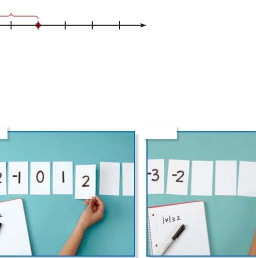 Place the numbered index cards in a row to form a number line. Then turn all the cards face down.