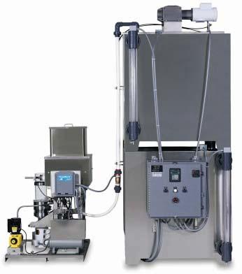 Mechanical mixer 3 inch drain Flocculant disperser 2-in. line 1-in.