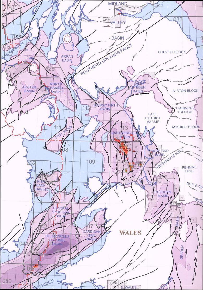 Bowland Basin and East Irish Sea Oil & Gas Province PEDL165 lies on the onshore flank of the East Irish Sea Basin