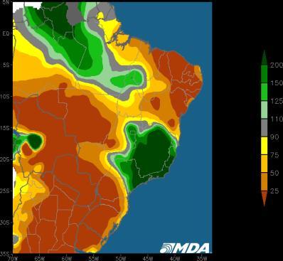 0") 72% 38% 31% Brazil Crop Areas PAST 24 HOURS: Showers favored Rio Grande do Sul and Santa Catarina