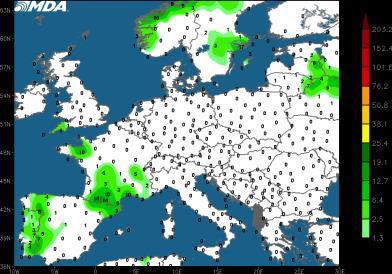 Europe The Europe wheat/rapeseed belt forecast is unchanged today.