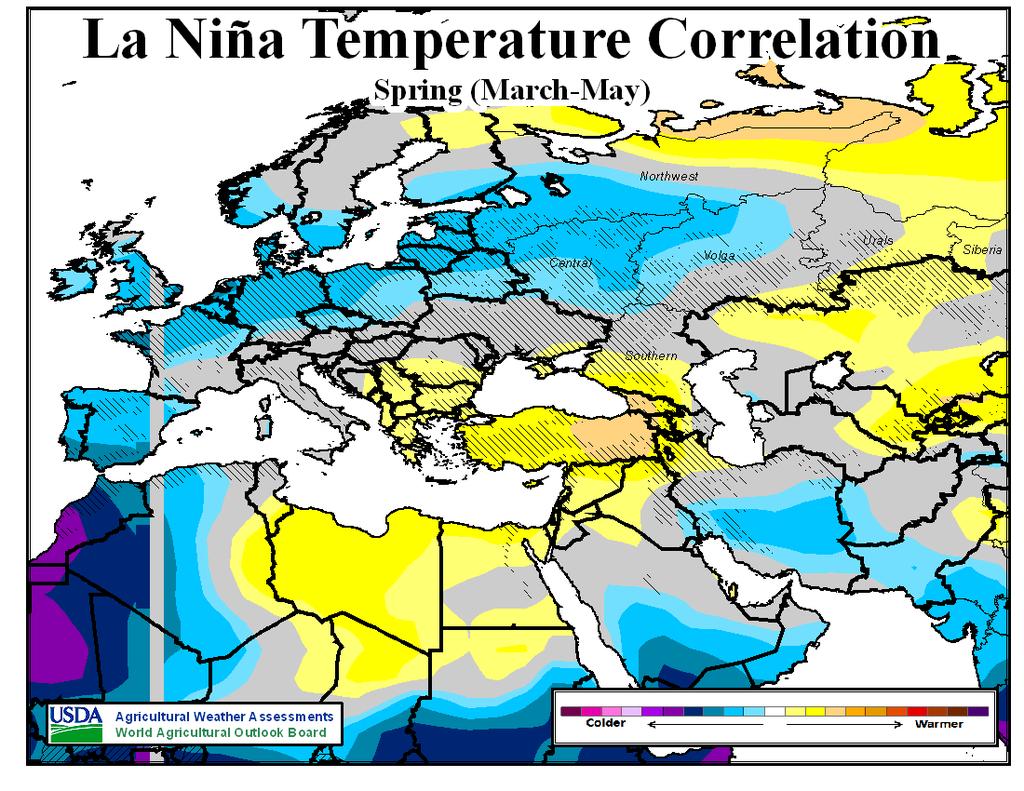While La Niña does play a small role in Europe, there s a much