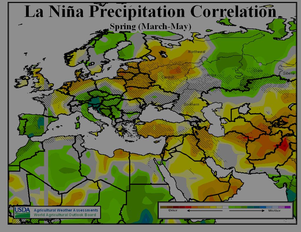 While La Niña does play a small role in Europe, there
