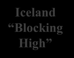 - Iceland Blocking High H COLD COLD Azores Low L WARM During a Negative Phase, one or both