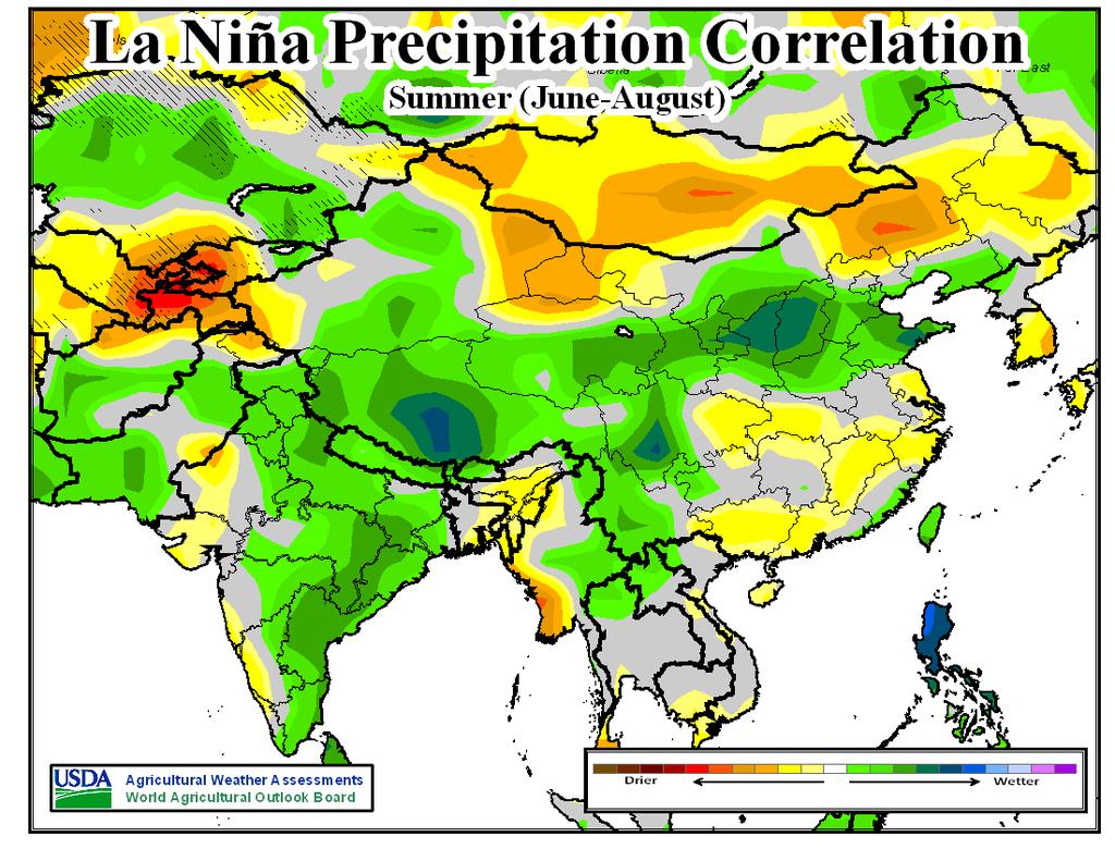A waning La Niña does not offer much