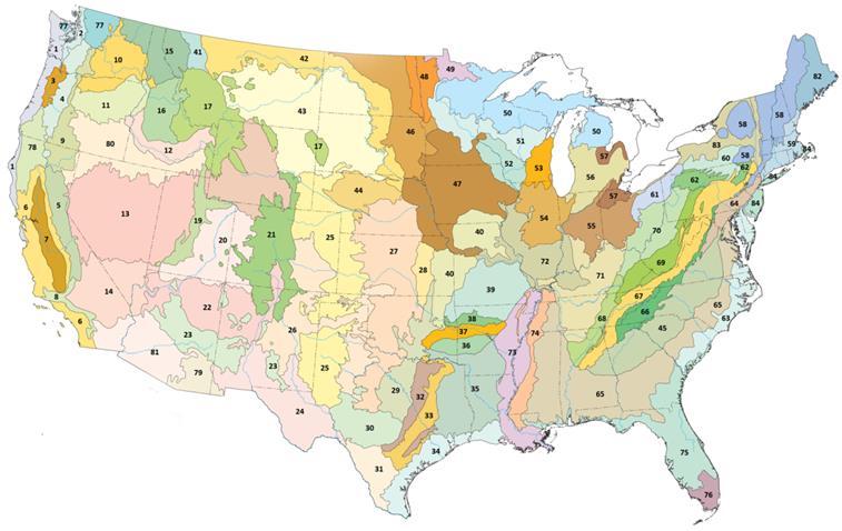 Ecoregions Environmental Conditions Climate weather conditions in an area over time.