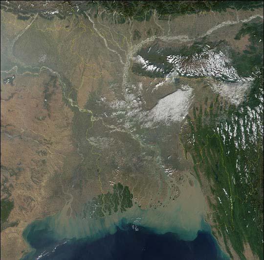 Bangladesh and West Bengal State, India Quaternary deposits Ganges-Brahmaputra Himalayas Sea level changes and river migration Complex stratigraphy of coarse