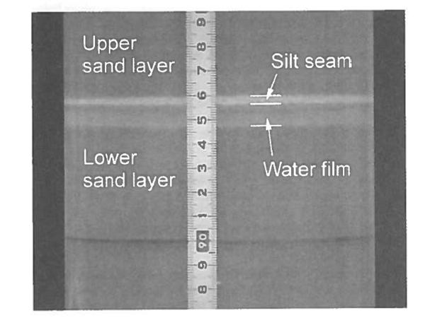 of Shaking Table Tests on Deposit of Stratified Sand (after