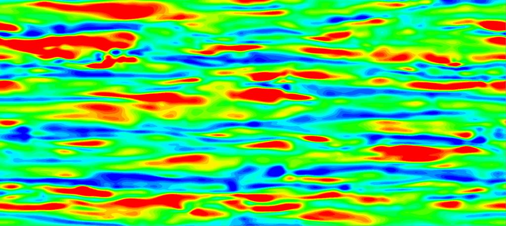 streamwise velocity fluctuation at