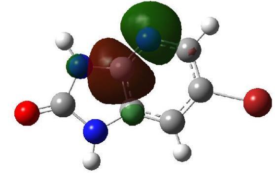 The neutral P2 may be adsorbed on the metal surface via the chemisorption mechanism involving the displacement of water molecules from the metal surface and the sharing of electrons between nitrogen,