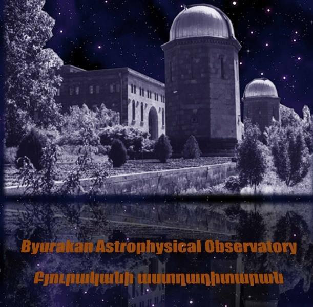 packages for travel agencies and individual guides. The booklet contains the photos of Byurakan Astrophysical Observatory: main building, telescopes (2.