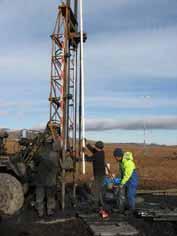 in Mongolia 60m drilling at Tiksi Sept.