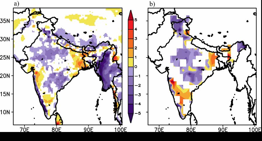 Increasing Trend of Extreme Rain Events over India in a Warming