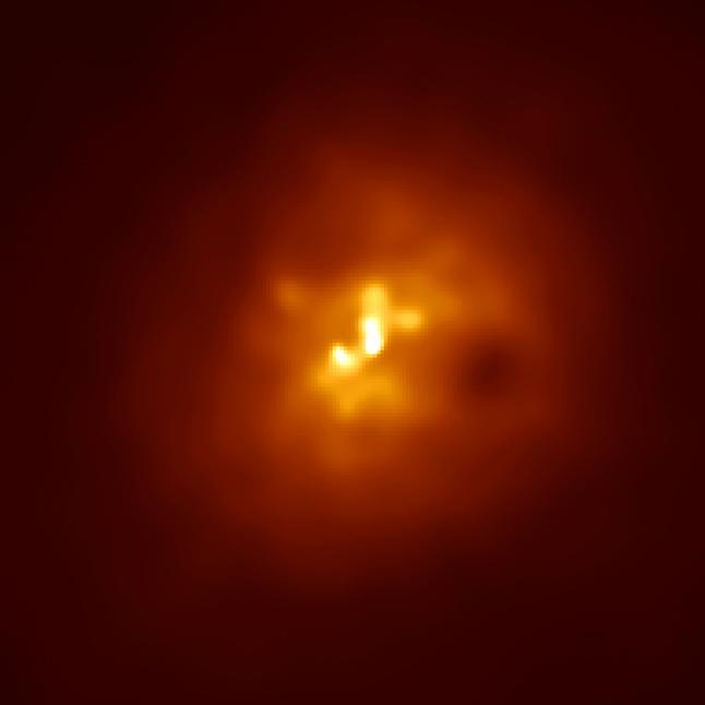 15 Bubbles in Abell 2597 15 Chandra X-ray image Ghost cavities are 100 millionyear-old relics of an ancient eruption that originated around a massive black hole in the core of a