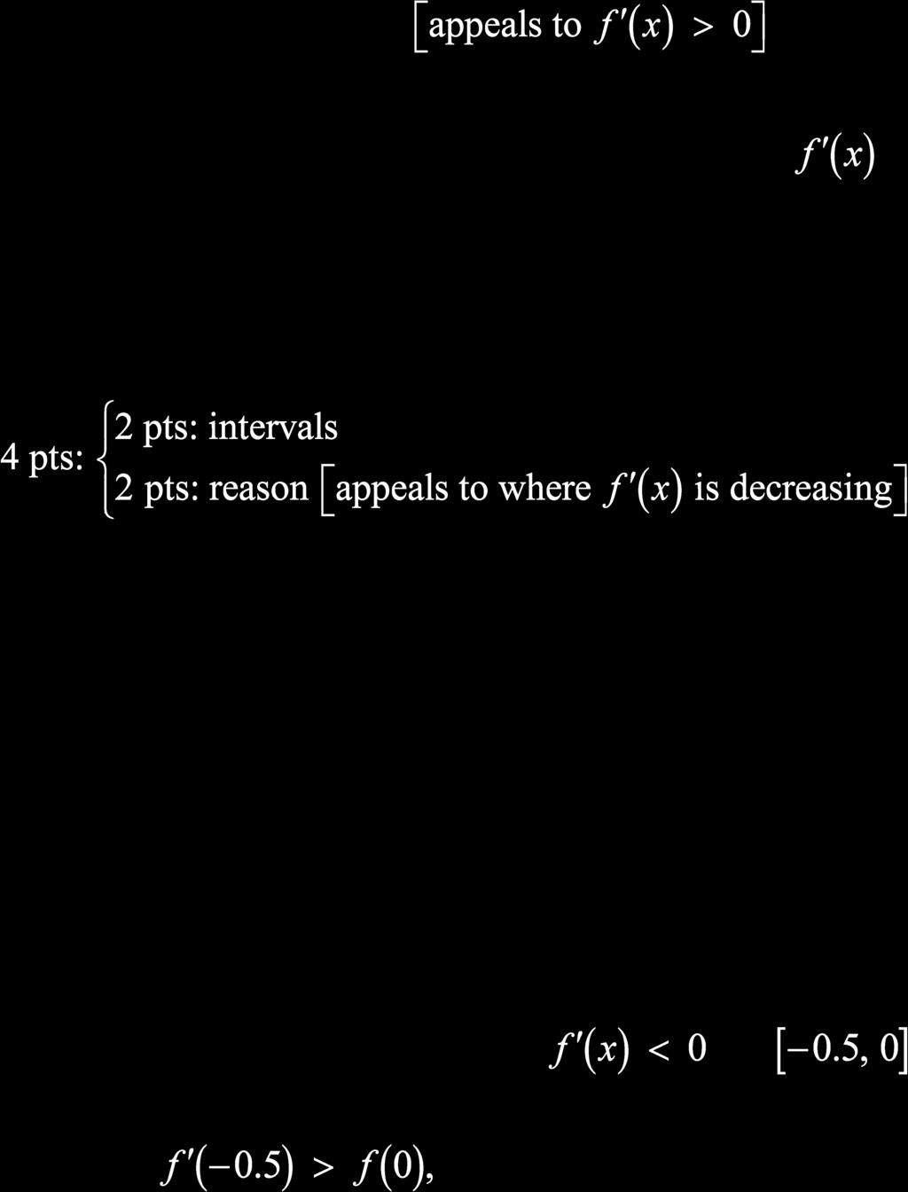 (b) Because f f 0.8 0 and. 0, the graph of f has points of inflection at 0.8.. The graph of f is decreasing when and < < 0.8 and >., so the graph of f is concave downward on (, 0.8) and (., ).