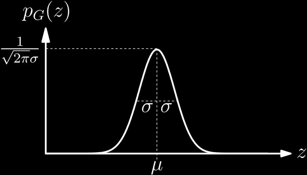 Gaussian assump1on Probability Density Function (PDF) can be highly nonlinear, or with numerous unknown parameters that need to be estimated One of the simplest and most widely applicable PDFs is the