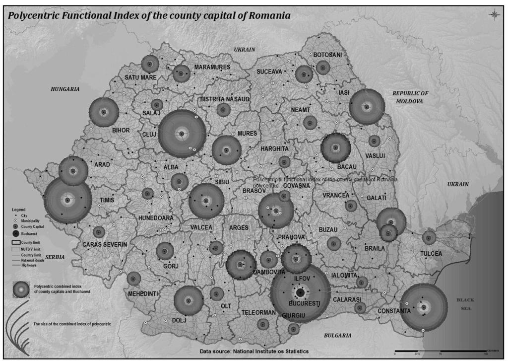 ASSESSMENT OF FUNCTIONAL POLICENTRICITY IN THE ROMANIAN COUNTY RESIDENCE MUNICIPALITIES - the fourth category of traditional universities includes Reşița and Baia Mare, as well as newly arising
