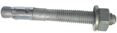 Wedge anchor KDK-F, hot dip galvanized Special length available KDK-F x KDK-F -/ KDK-F -/ KDK-F -/ KDK-F -/ KDK-F -/ KDK-F -/ KDK-F -/9 KDK-F -4/ KDK-F -/ KDK-F -/ KDK-F -/ KDK-F -/ KDK-F -/ KDK-F -/