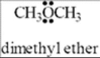 39. The condensed structure for dimethyl ether looks symmetrical. However, dimethyl ether has a dipole moment.