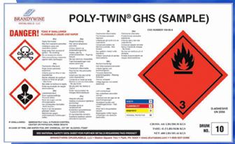 Example of Chemical Hazard Label (3) In some cases, the