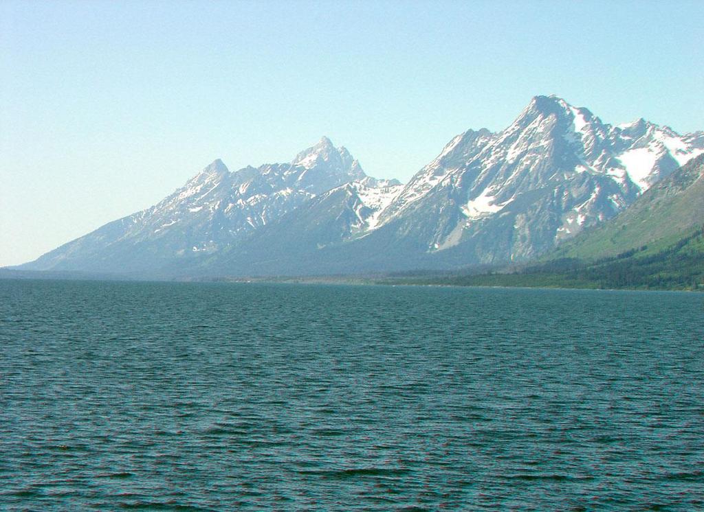 The Teton fault in western Wyoming is one of the major seismic