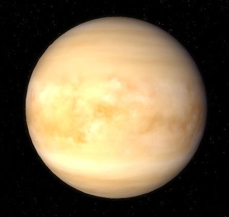 Venus Venus is the second planet from the Sun, orbiting it every 224.7 Earth days. The planet is named after the Roman goddess of love and beauty.