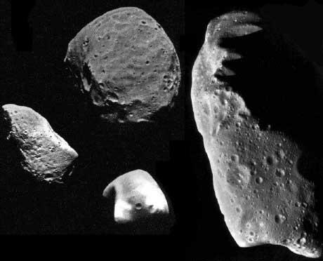 Asteroid Belt All of the asteroids make up less material than the Moon Largest of the