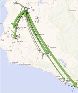 Analyzing Commuter Flows Santa Barbara State of the Commute Report Summarizes commuter origin and destination Travel mode Travel time Employment by economic sector Using Residence based