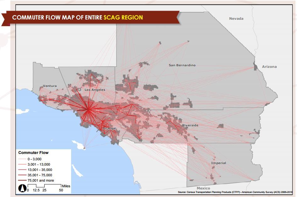 Los Angeles Visualizing Work Trips Helped stakeholders visual spatial interactions of small areas Increased public